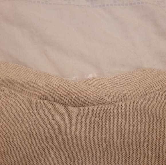 Willow and Thread linen blend sweater, size L - Picture 5 of 8